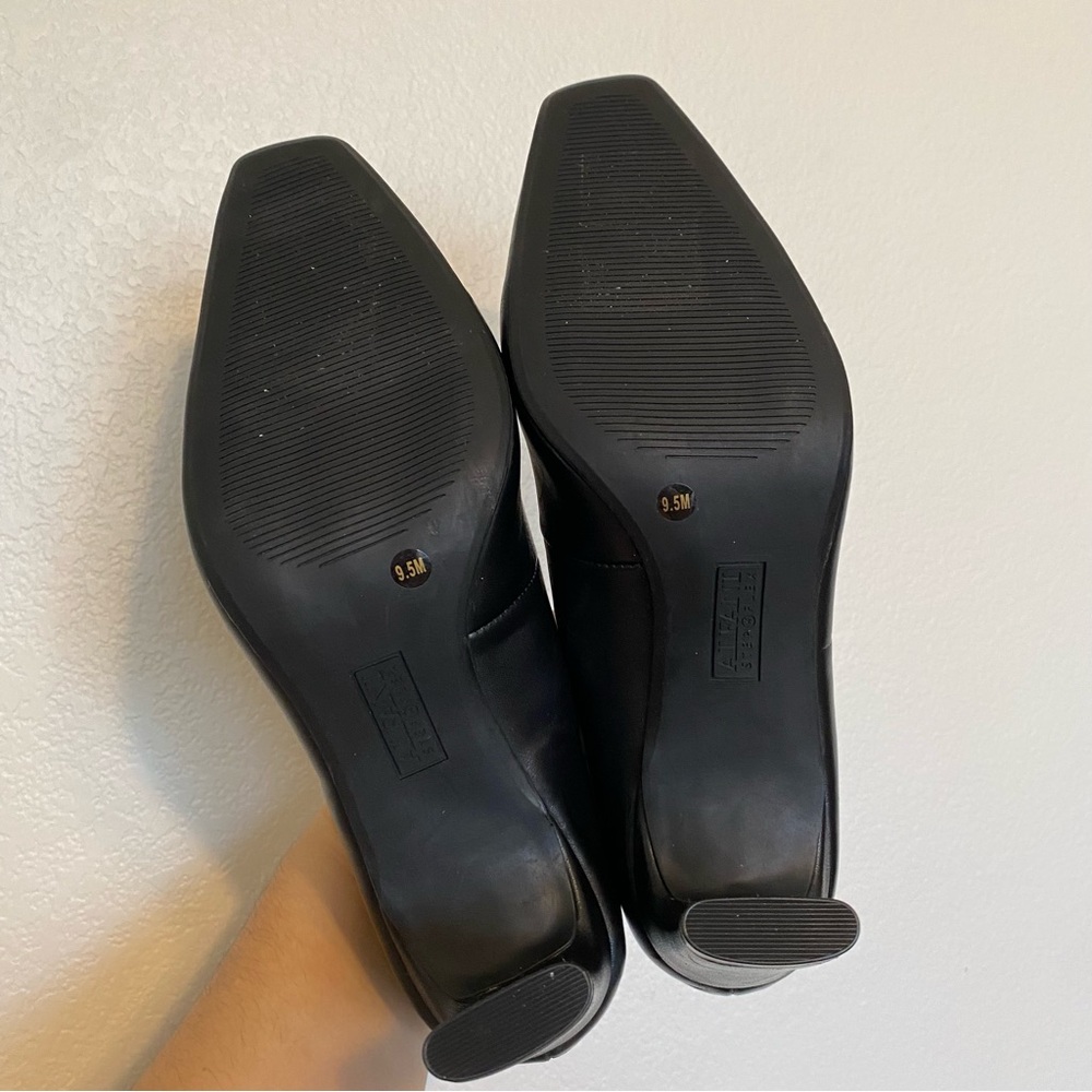 Alfani Step N Flex Tarah Leather Pump Black NWOB 9.5 - Picture 9 of 10